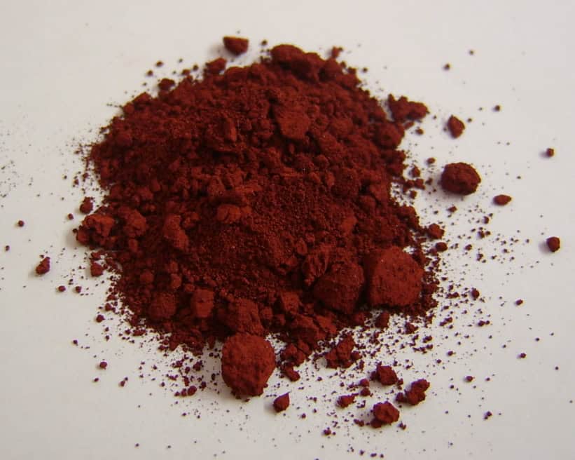 Natural Red Iron Oxide Pigment Dye Fe2O3, Size: 4oz